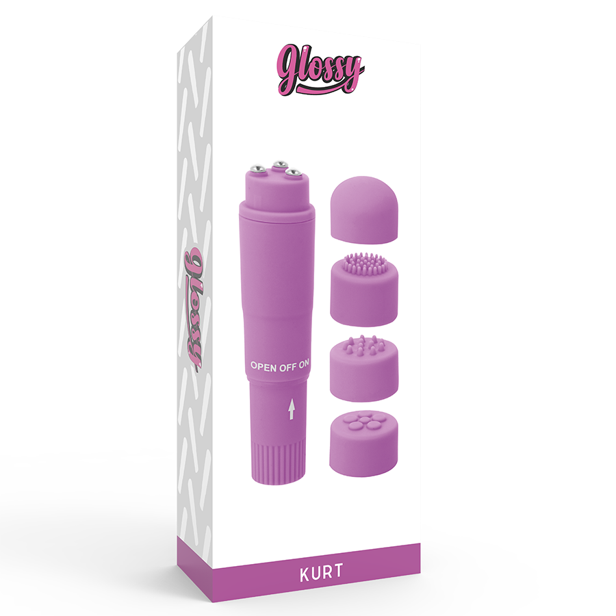 GLOSSY - POCKET KURT MASSAGER LILAC