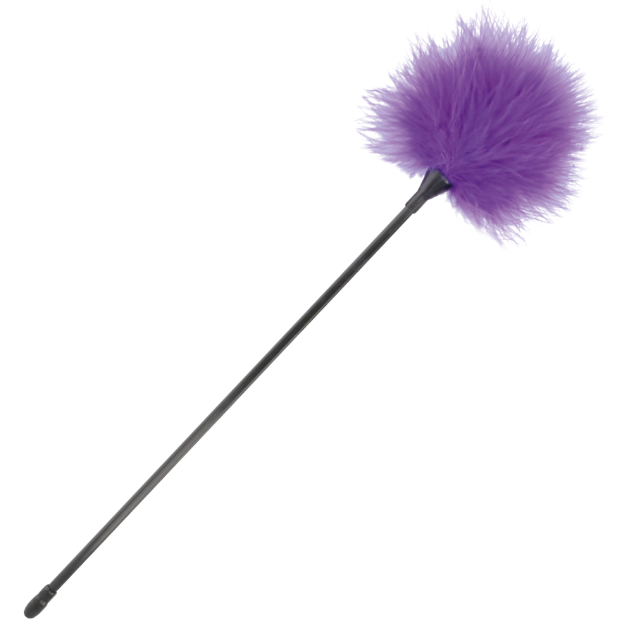 DARKNESS - LILAC STIMULATING FEATHER 42CM