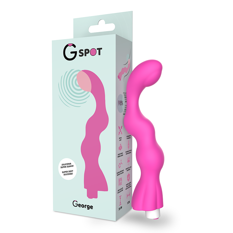 G-SPOT - GEORGE VIBRADOR PUNTO G ROSA CHICLE