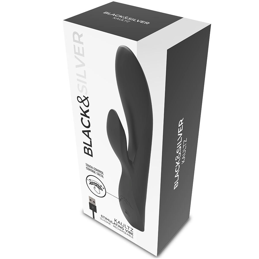 BLACK&amp;SILVER - KAULTZ TOUCH CONTROL VIBRATOR