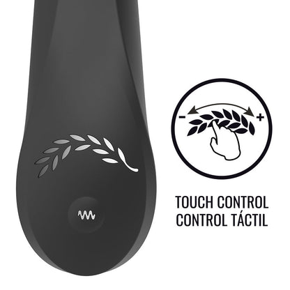 BLACK&amp;SILVER - KEAN VIBRATOR TOUCH CONTROL