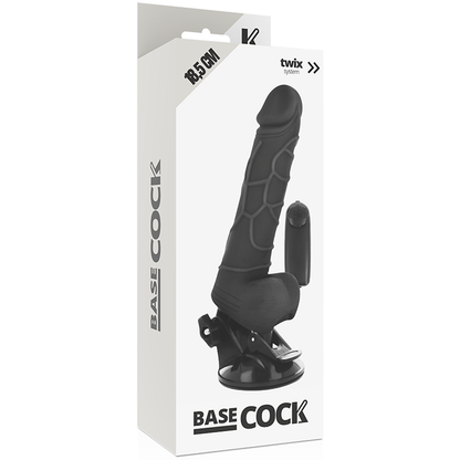 BASECOCK - REALISTIC VIBRATOR NATURAL REMOTE CONTROL 18.5 CM -O- 4CM