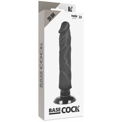 BASECOCK - REALISTIC VIBRATOR 2-1 NATURAL 20 CM -O- 4 CM