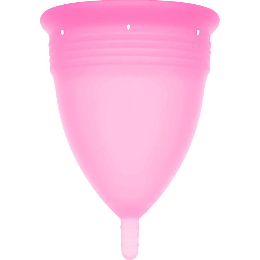 STERCUP - FDA SILICONE PINK MENSTRUAL CUP - SIZE L