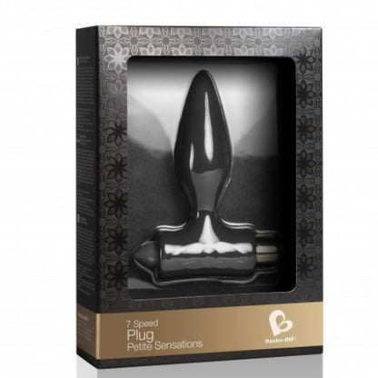 ROCKS-OFF - ANAL PLUG FOR BEGINNERS PETITE SENSATIONS - BLACK