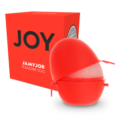 JAMYJOB - DISCREET MASTURBATOR EGG RED VERSION JOY