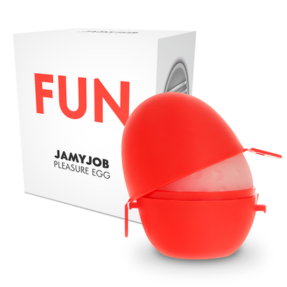 JAMYJOB - DISCREET MASTURBATOR EGG RED EDITION FUN