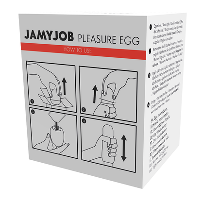 JAMYJOB - DISCREET MASTURBATOR EGG RED EDITION FUN