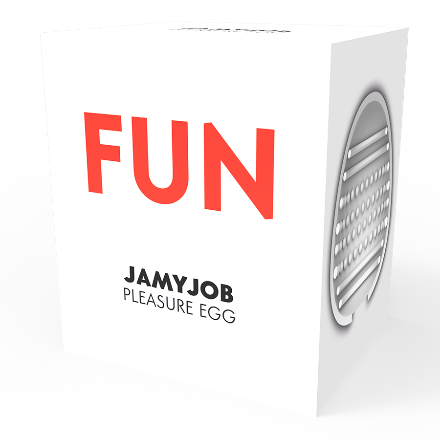 JAMYJOB - DISCREET MASTURBATOR EGG RED EDITION FUN