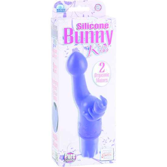 CALEXOTICS - SILICONE VIBRATING RABBIT KISS LILAC