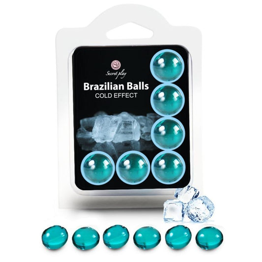 SECRETPLAY - SET 6 BRAZILIAN BALLS COLD EFFECT