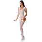 PASSION - WOMAN BS062 WHITE BODYSTOCKING ONE SIZE