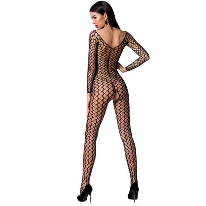 PASSION - WOMAN BS068 BLACK BODYSTOCKING ONE SIZE