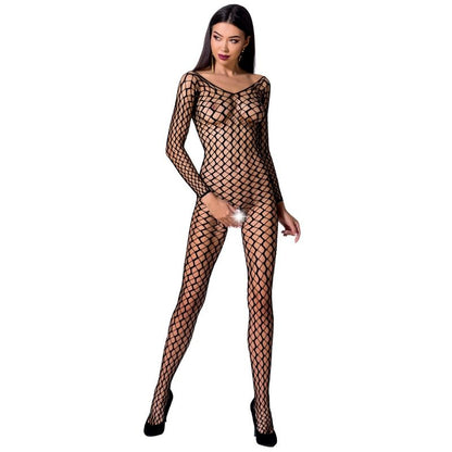 PASSION - WOMAN BS068 BODYSTOCKING NEGRO TALLA UNICA