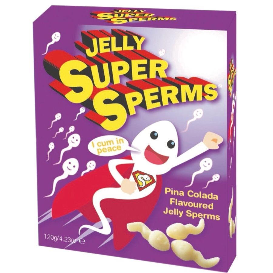 SPENCER &amp; FLEETWOOD - JELLY SUPER SPERM GUMMIES FORM SPERM 120 GR