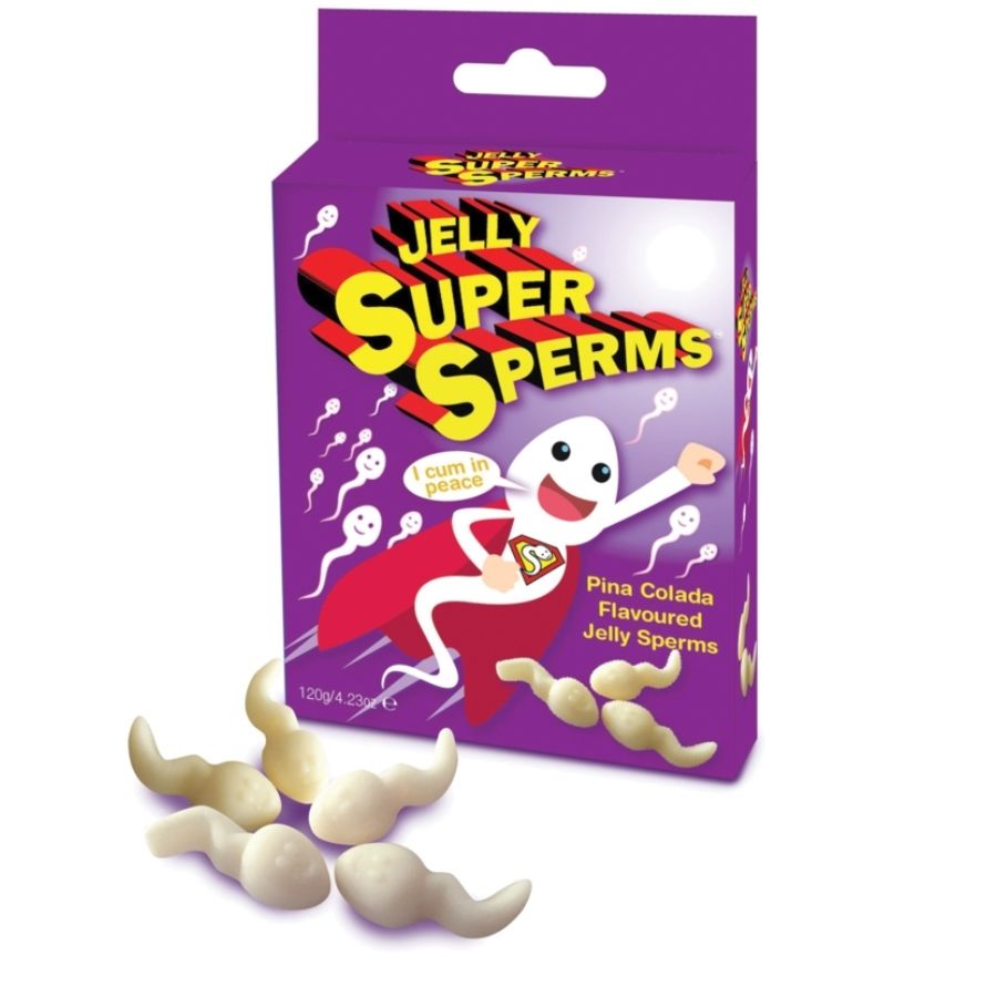 SPENCER & FLEETWOOD - JELLY SUPER SPERM GOMINOLAS FORMA ESPERMA 120 GR