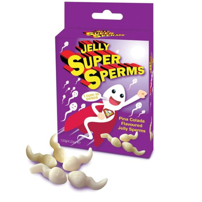 SPENCER &amp; FLEETWOOD - JELLY SUPER SPERM GUMMIES FORM SPERM 120 GR