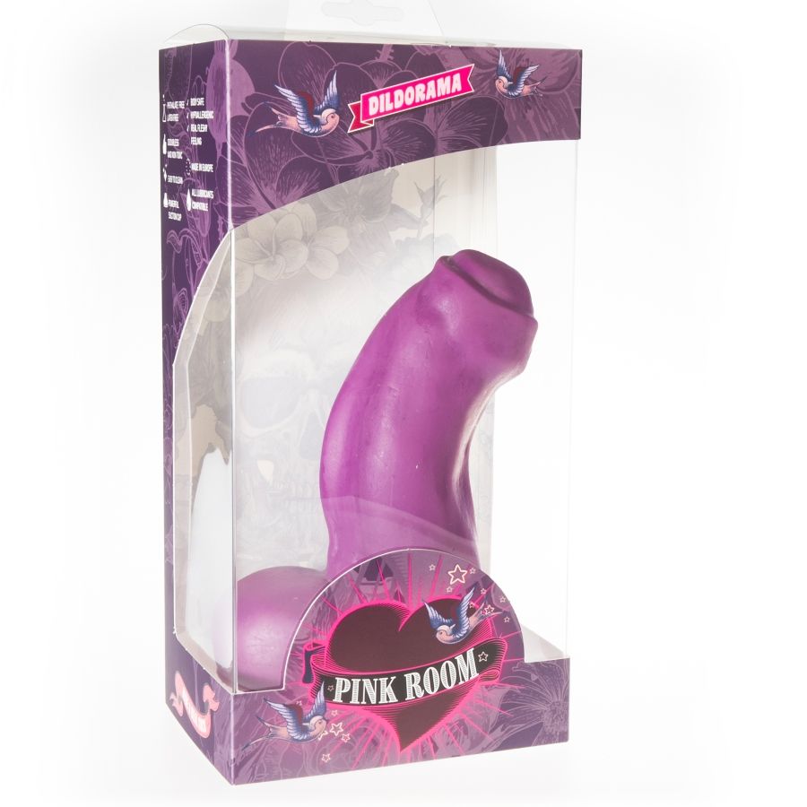 PINK ROOM - NESTOR LILAC REALISTIC DILDO 16.5 CM