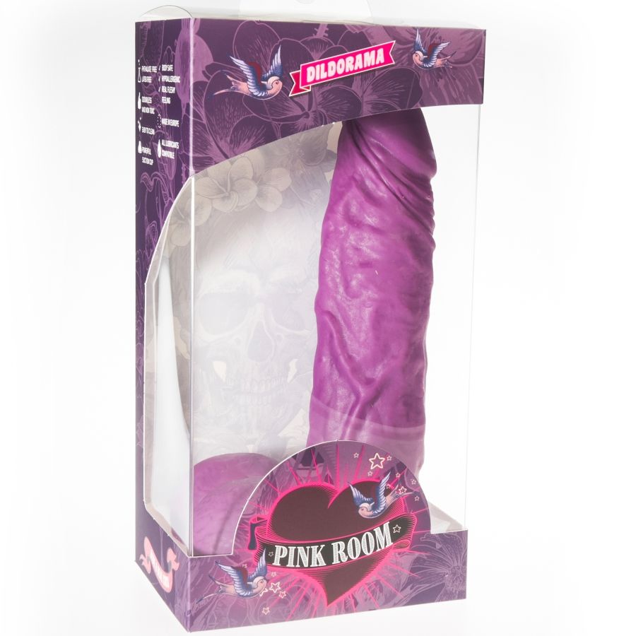 PINK ROOM - CHEMS LILAC REALISTIC DILDO 20 CM