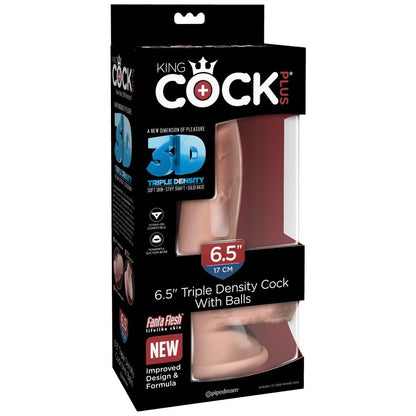 KING COCK - TRIPLE DENSITY DILDO 14 CM