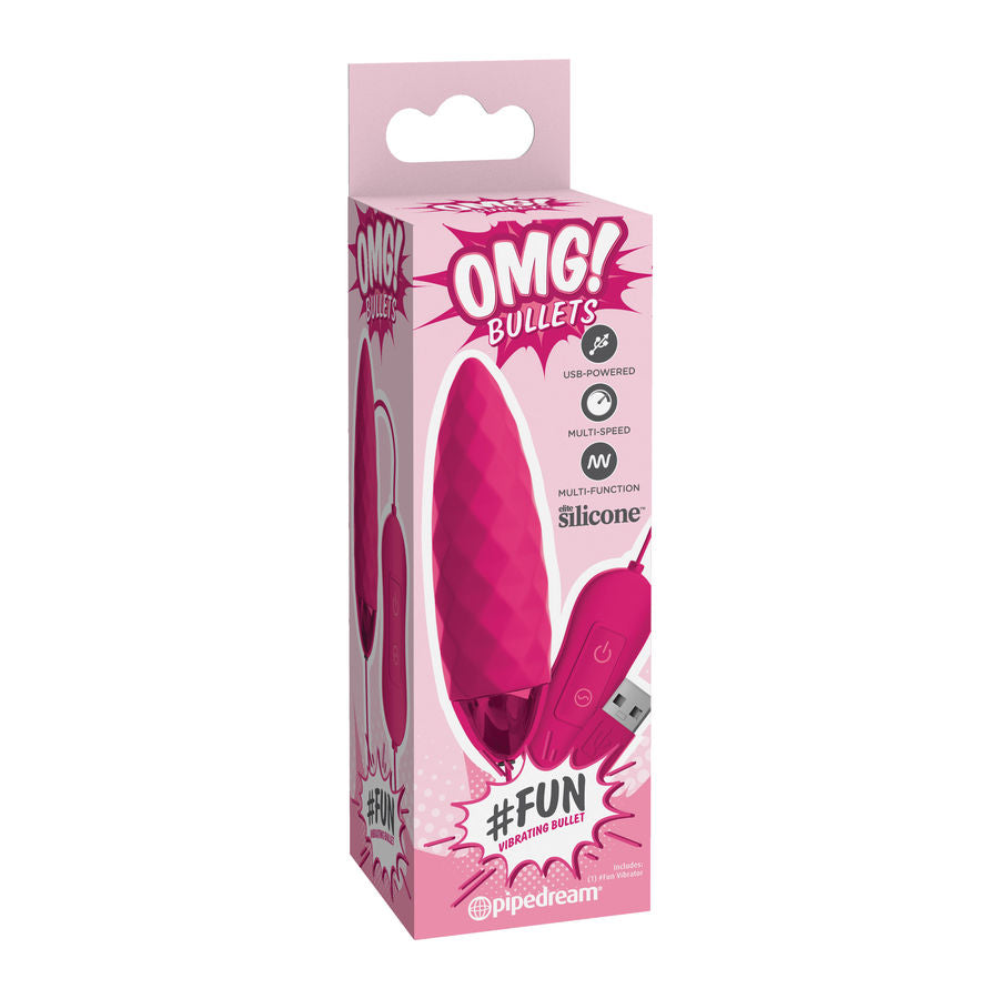 OMG - FUN LUXE PINK VIBRATING BULLET