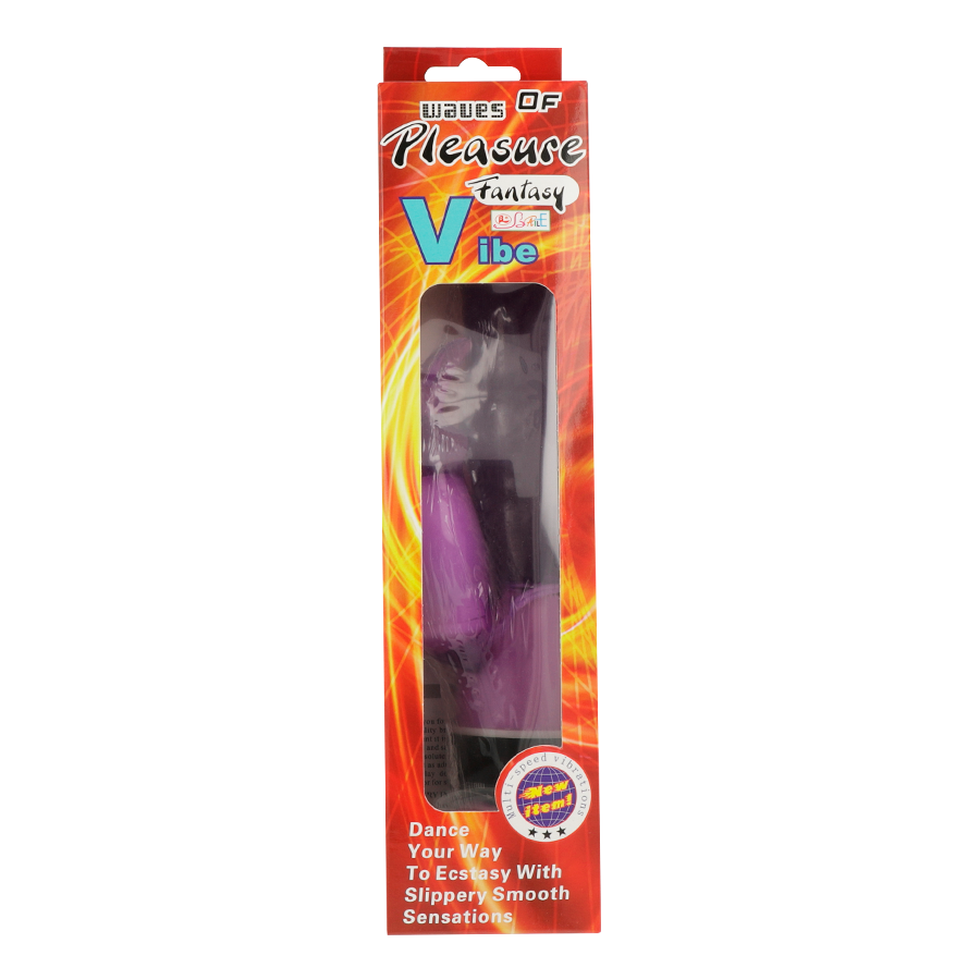 DANCE - WAVES OF PLEASURE FANTASY VIBRATOR WITH LILAC RABBIT 23 CM