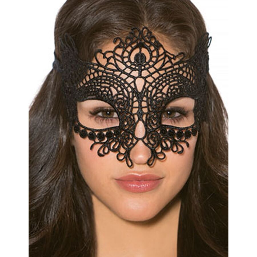 QUEEN LINGERIE - ONE SIZE LACE MASK