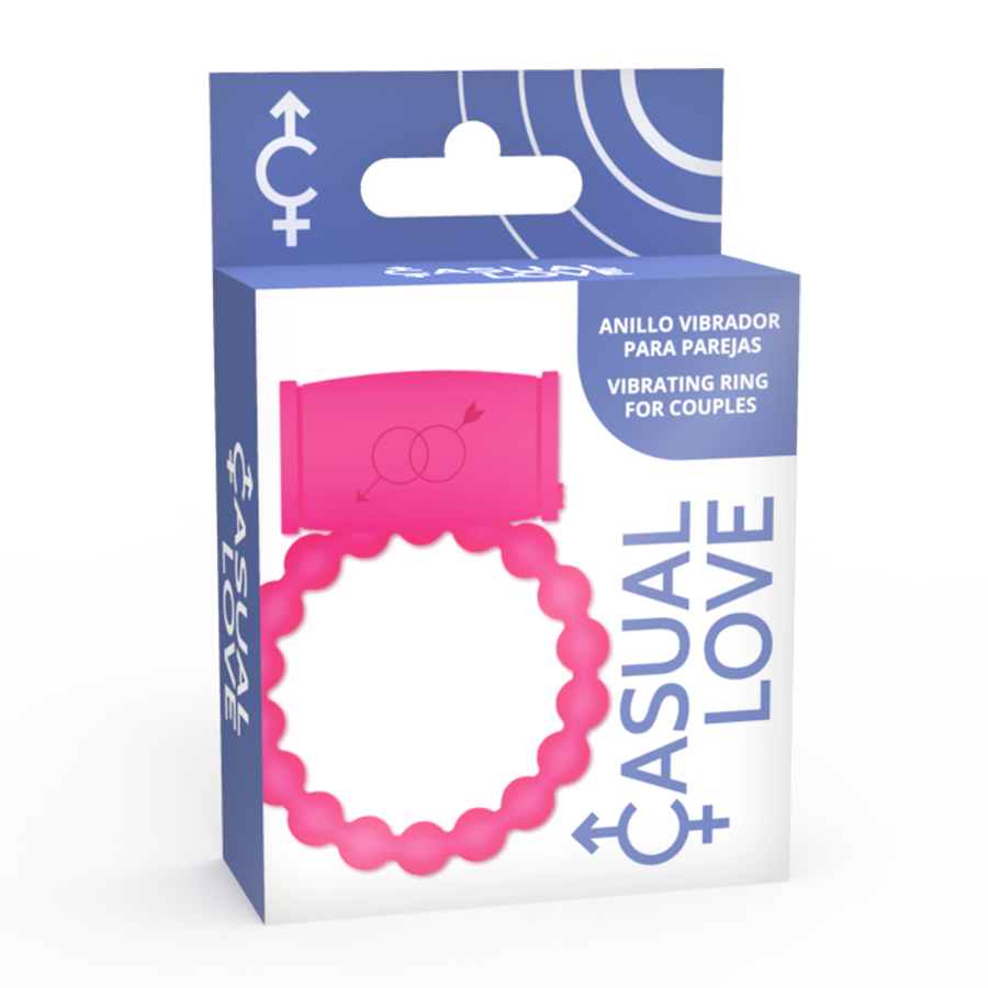 CASUAL LOVE - 25 PINK VIBRATING RING