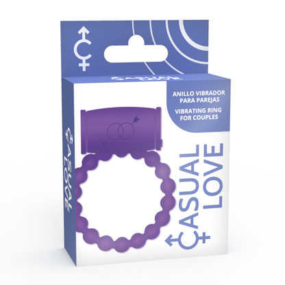 CASUAL LOVE - 25 VIBRATING RING FOR COUPLES VIOLET