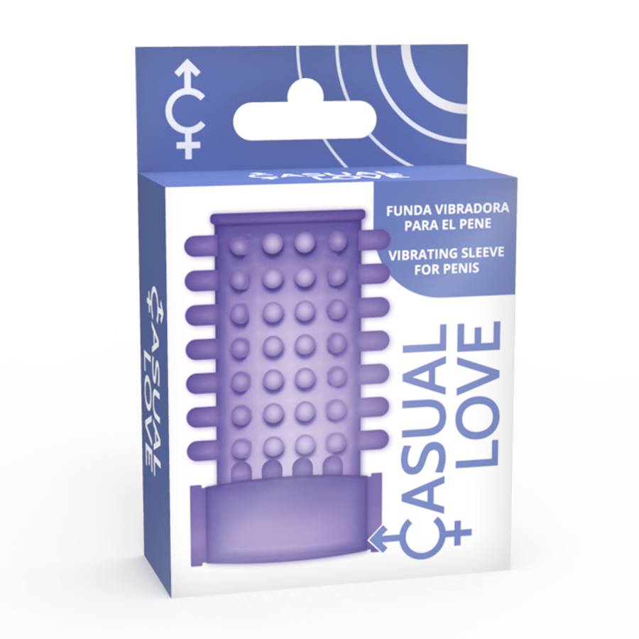 CASUAL LOVE - LILAC VIBRATOR PENIS COVER RING