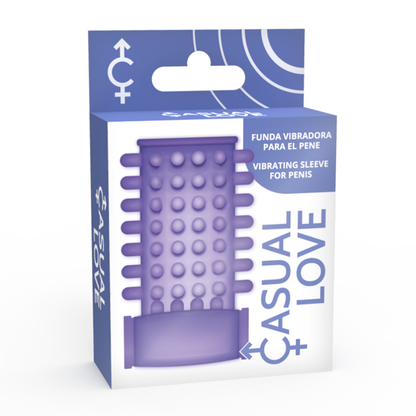 CASUAL LOVE - LILAC VIBRATOR PENIS COVER RING