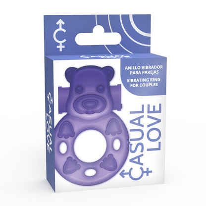 CASUAL LOVE - 26 LILAC BUNNY VIBRATING RING