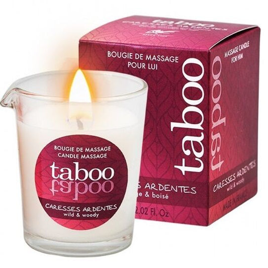 RUF - TABOO MASSAGE CANDLE FOR HIM FIERY CARESSES FERN SCENT