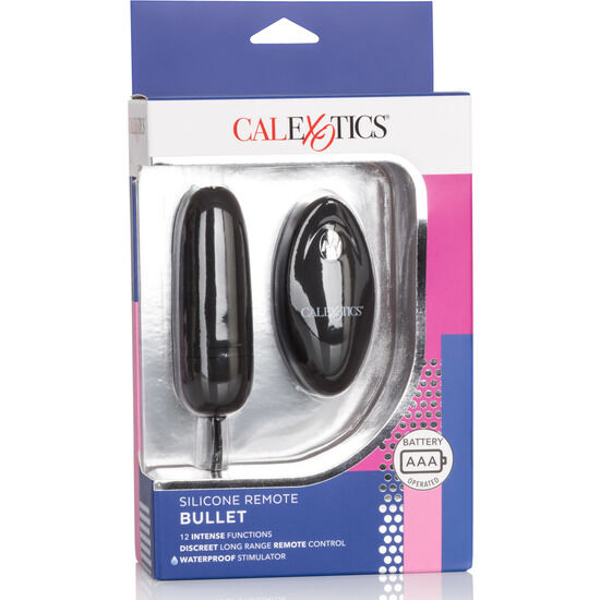 CALEXOTICS - SILICONE VIBRATING EGG WITH BLACK CONTROL