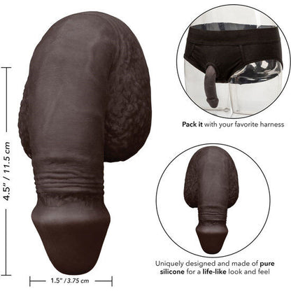 CALEXOTICS - PENIS PACKING SILICONE PENIS 12.75CM BLACK