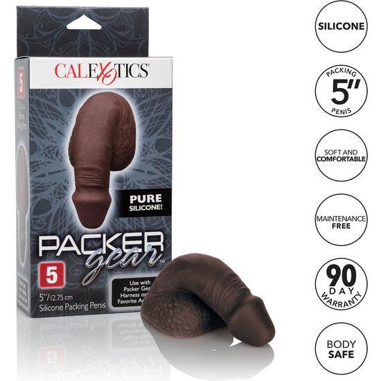 CALEXOTICS - PENIS PACKING SILICONE PENIS 12.75CM BLACK