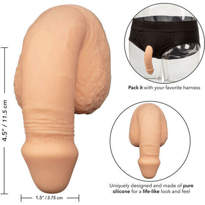 CALEXOTICS - PENIS PACKING SILICONE PENIS 12.75CM NATURAL