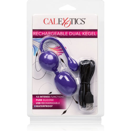 CALEXOTICS - LILAC RECHARGEABLE DUAL KEGEL BALLS