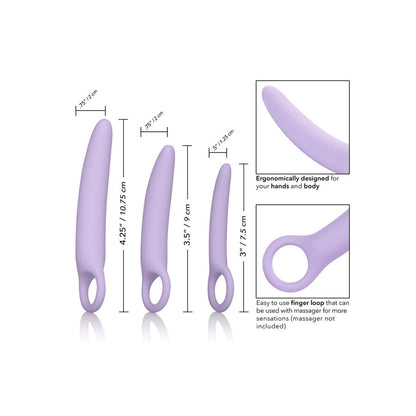 CALEXOTICS - DR LAURA BERMAN ALENA SET OF 3 SILICONE VAGINAL DILATORS