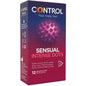 CONTROL - SPIKE CONDOMS WITH CONICAL DOTS 12 UNITS