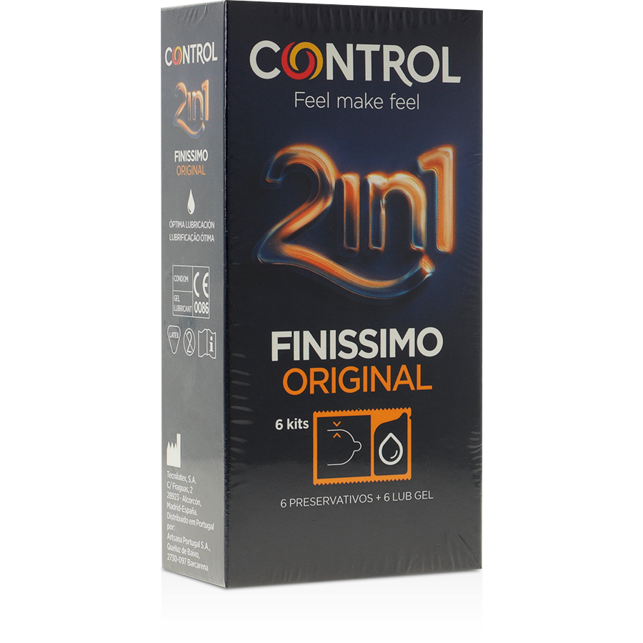 CONTROL - DUO FINISIMO + LUBRICANTE 6 UNIDADES