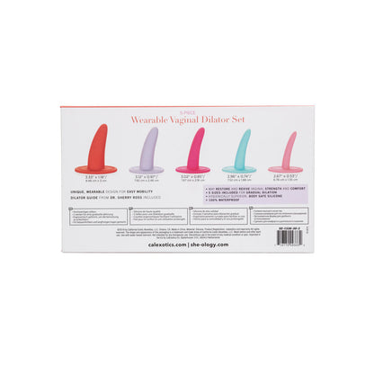 CALEXOTICS - KIT 5PC VAGINAL OR ANAL DILATORS MULTICOLOR