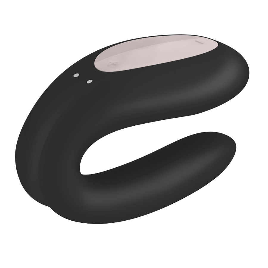 SATISFYER - DOUBLE JOY WITH APP BLACK GOLD