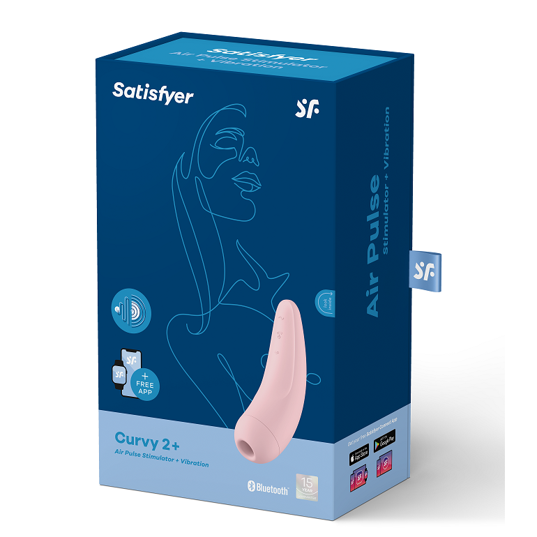 SATISFYER - CURVY 1 + PINK RED