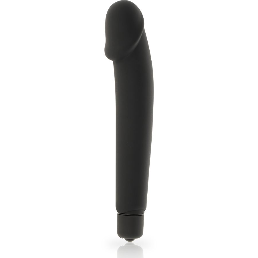 DOLCE VITA - REALISTIC BLACK SILICONE VIBRATOR