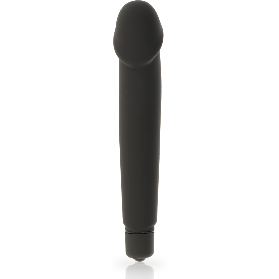 DOLCE VITA - REALISTIC BLACK SILICONE VIBRATOR