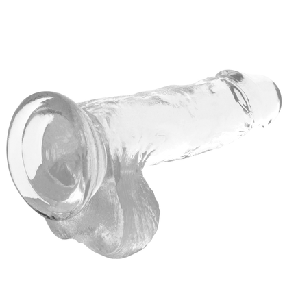 X RAY - CLEAR TRANSPARENT REALISTIC DILDO 15.5 CM -O- 3.5 CM