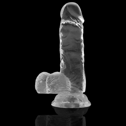 X RAY - CLEAR TRANSPARENT REALISTIC DILDO 15.5 CM -O- 3.5 CM