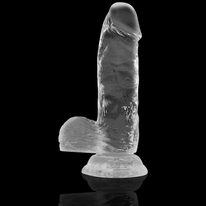 X RAY - CLEAR TRANSPARENT REALISTIC DILDO 15.5 CM -O- 3.5 CM