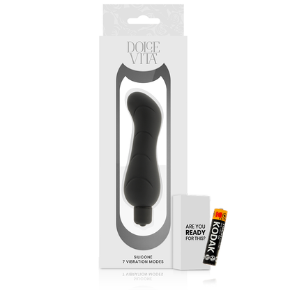 DOLCE VITA - G-SPOT VIBRATOR SILICONE BLACK